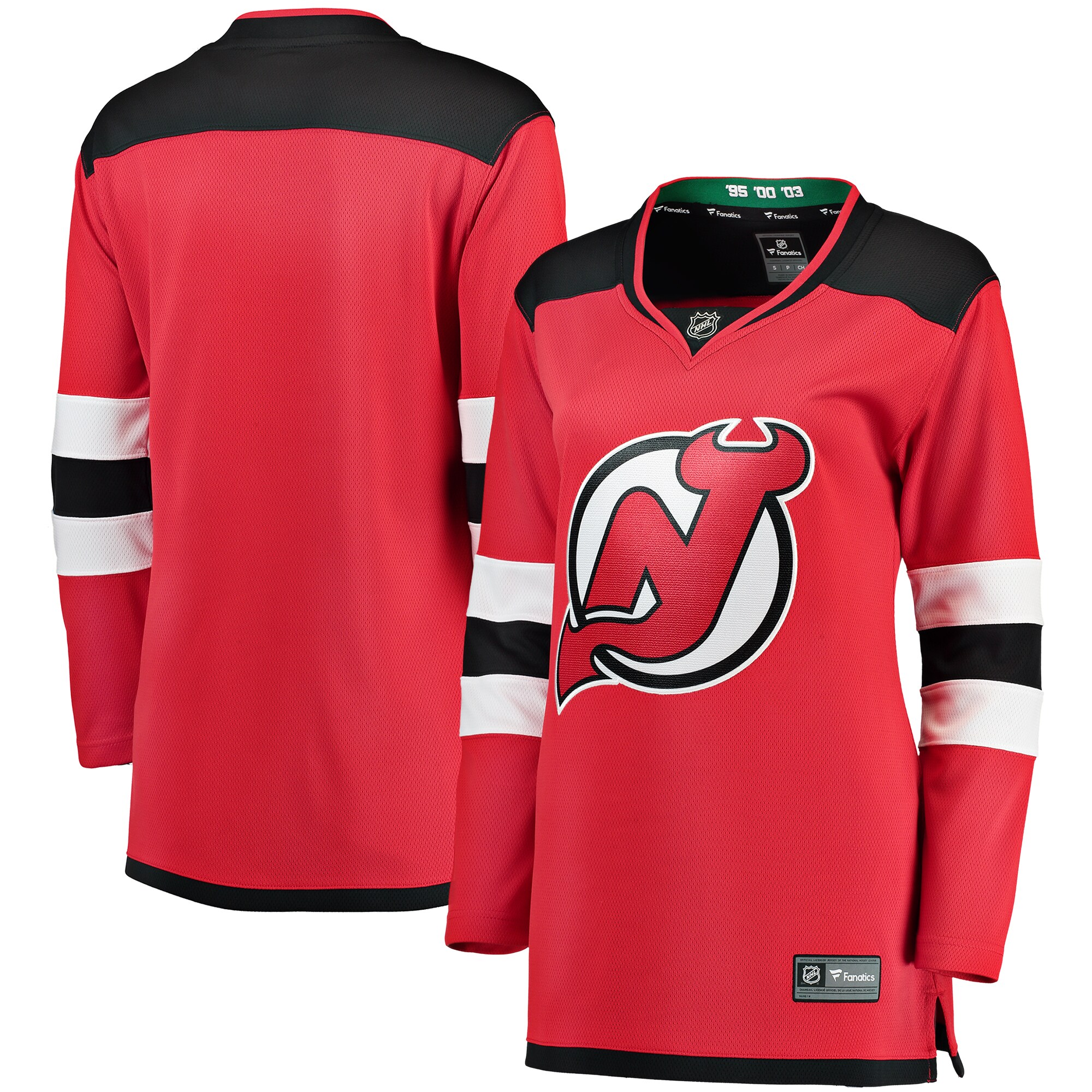 New Jersey Devils Fanatics Women’s Breakaway Home Jersey – Red