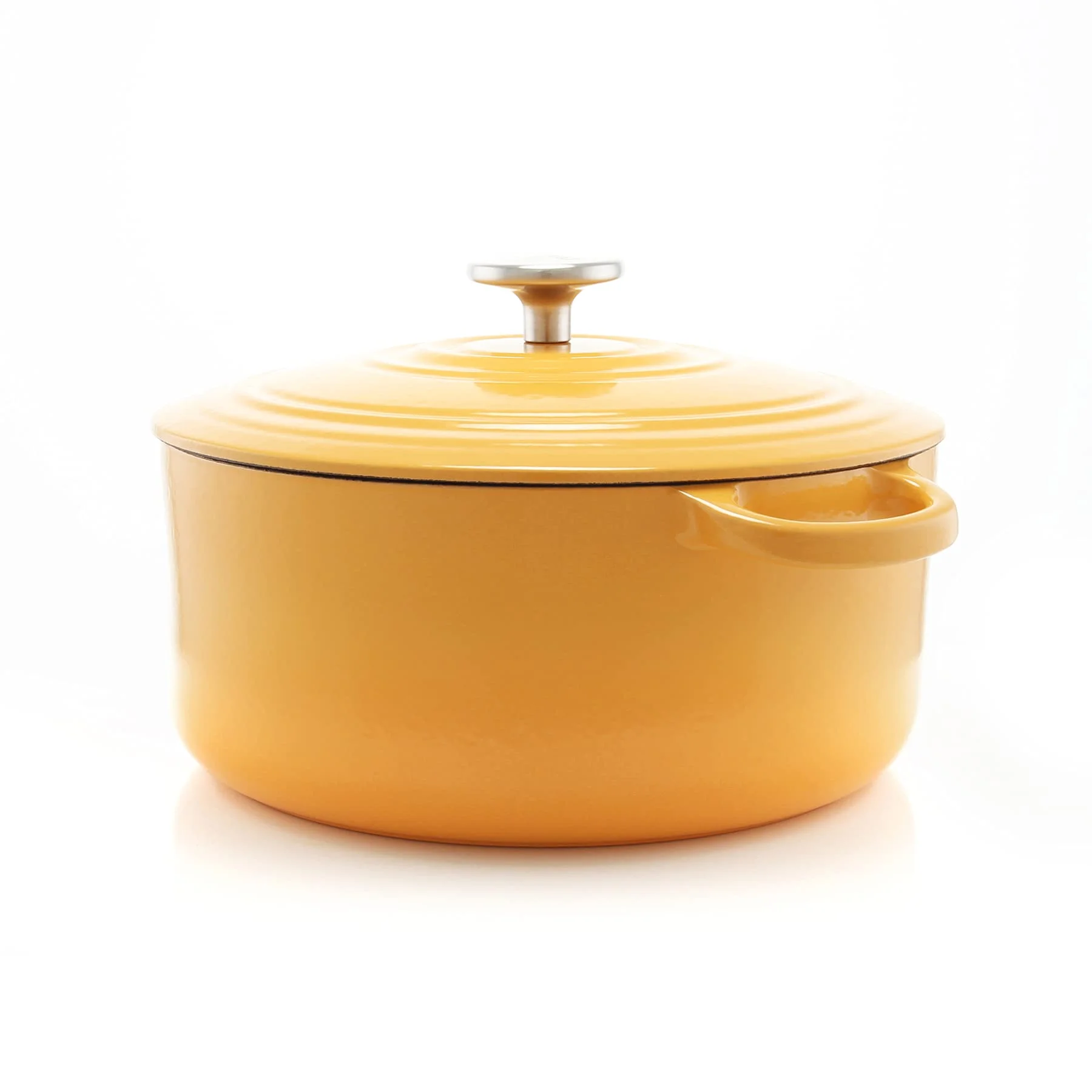 Chantal TC32-260BA Round Cast Iron Enamel Dutch Oven (Sea Blue)