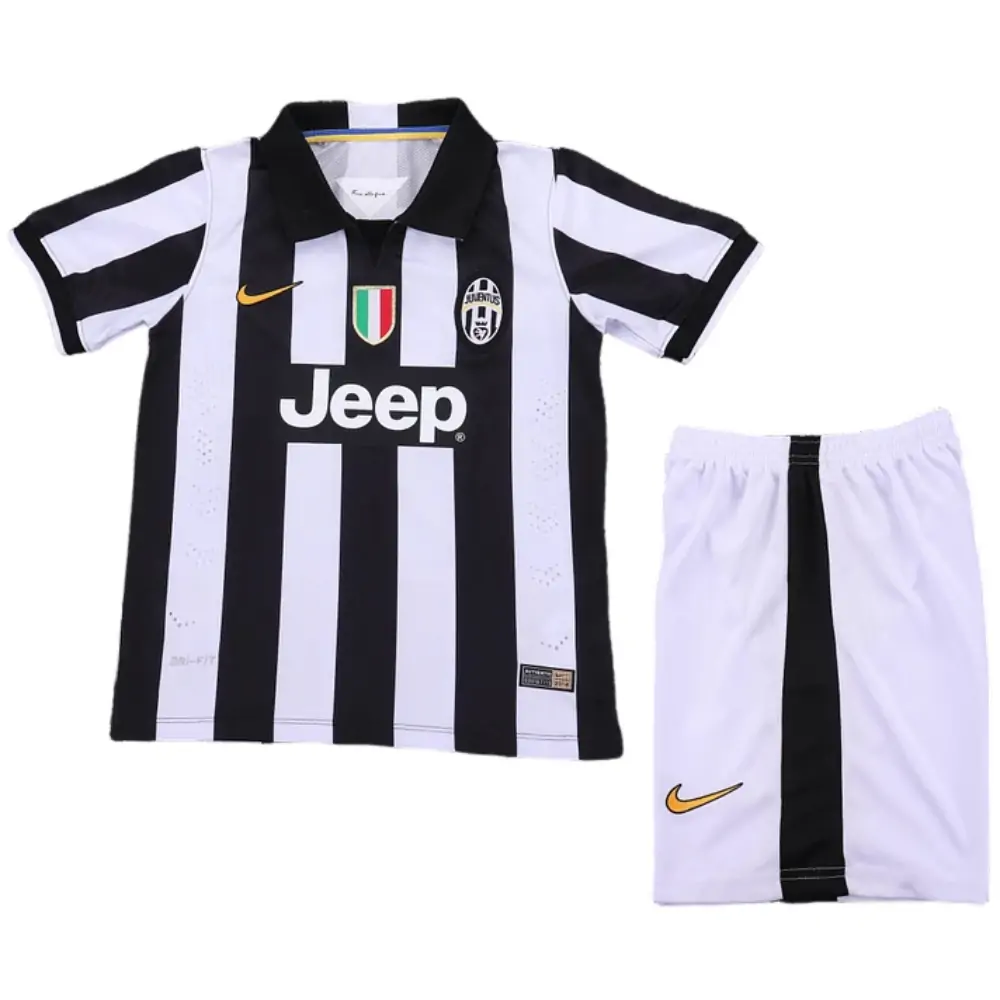 2014-15 Juventus Home Retro Children's Jersey Set - Fans Edition