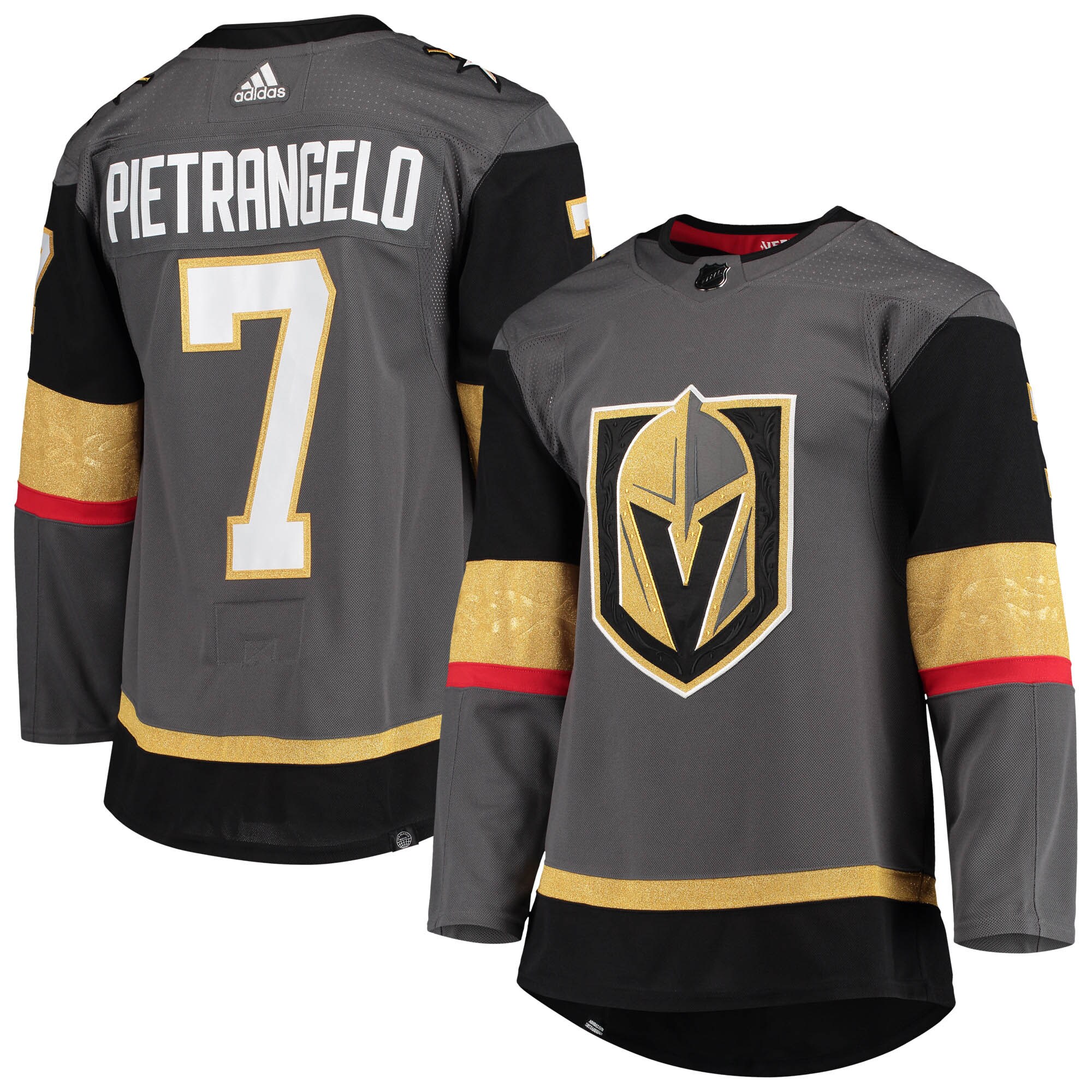 Alex Pietrangelo Vegas Golden Knights  Alternate Primegreen    Jersey – Gray