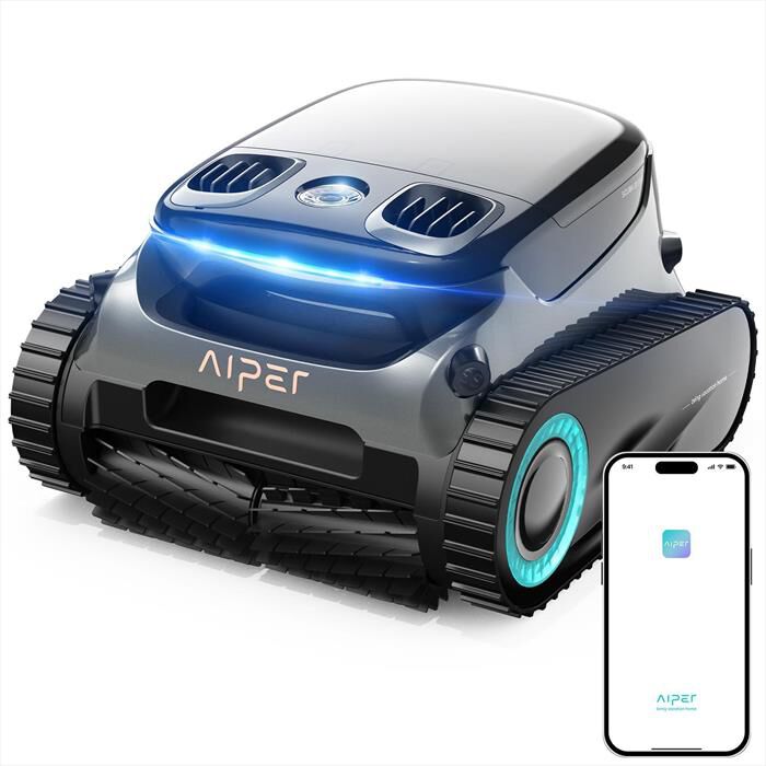 AIPER - Robot pulisci piscina SCUBA S1 PRO 2025-Nero