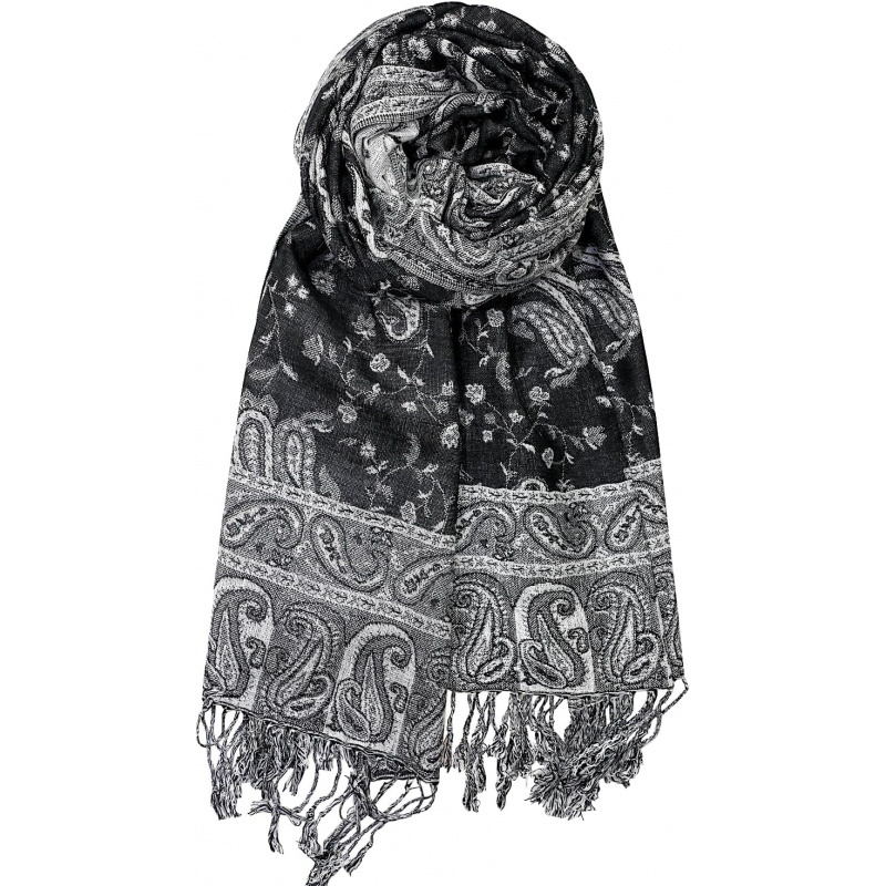 Reversible Paisley Pashmina Rave Scarf