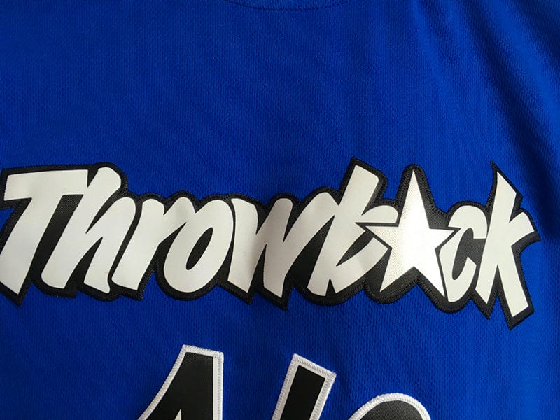 Penny Hardaway 1/2 Blue Embroidered Jersey