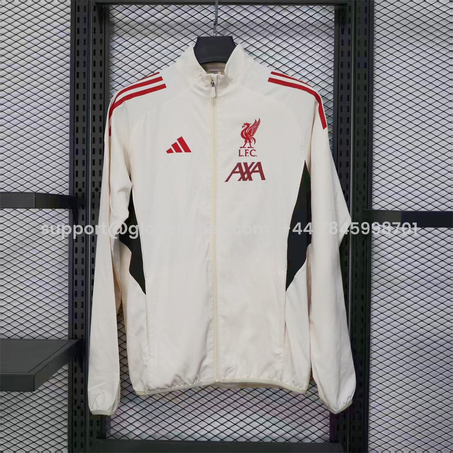 Liver.pool 25-26 White Windbreaker Jacket