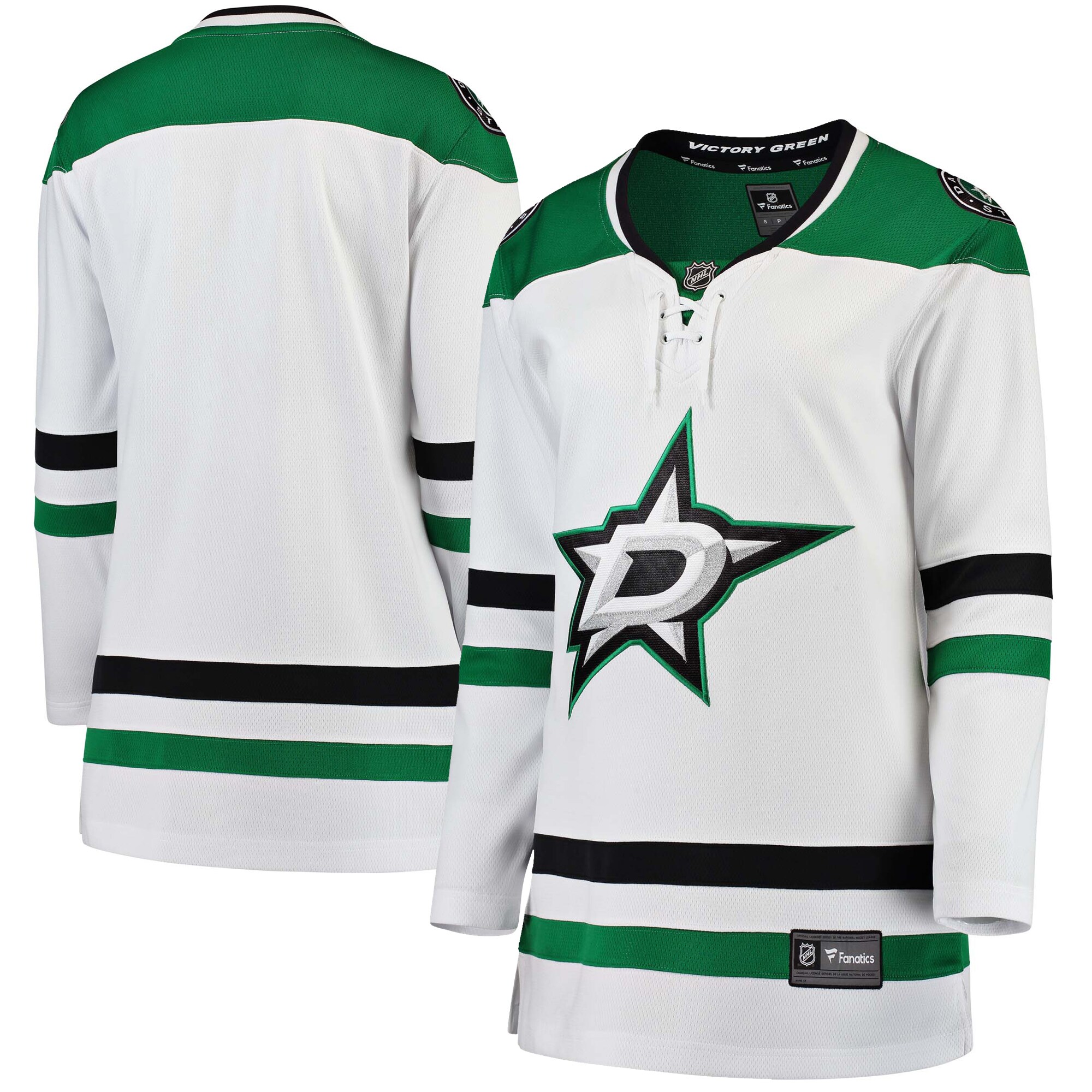 Dallas Stars Fanatics Women’s Away Breakaway Jersey – White