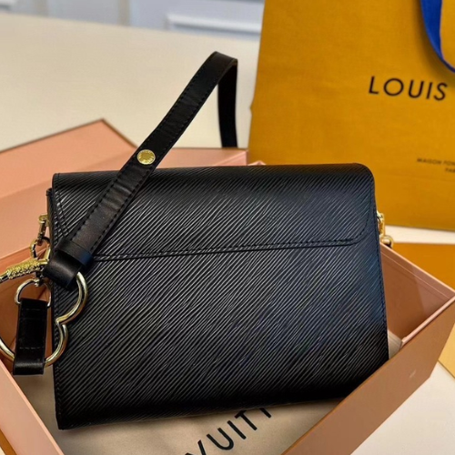 Louis Vuitton Twist MM Black Gold 9.0 Inches