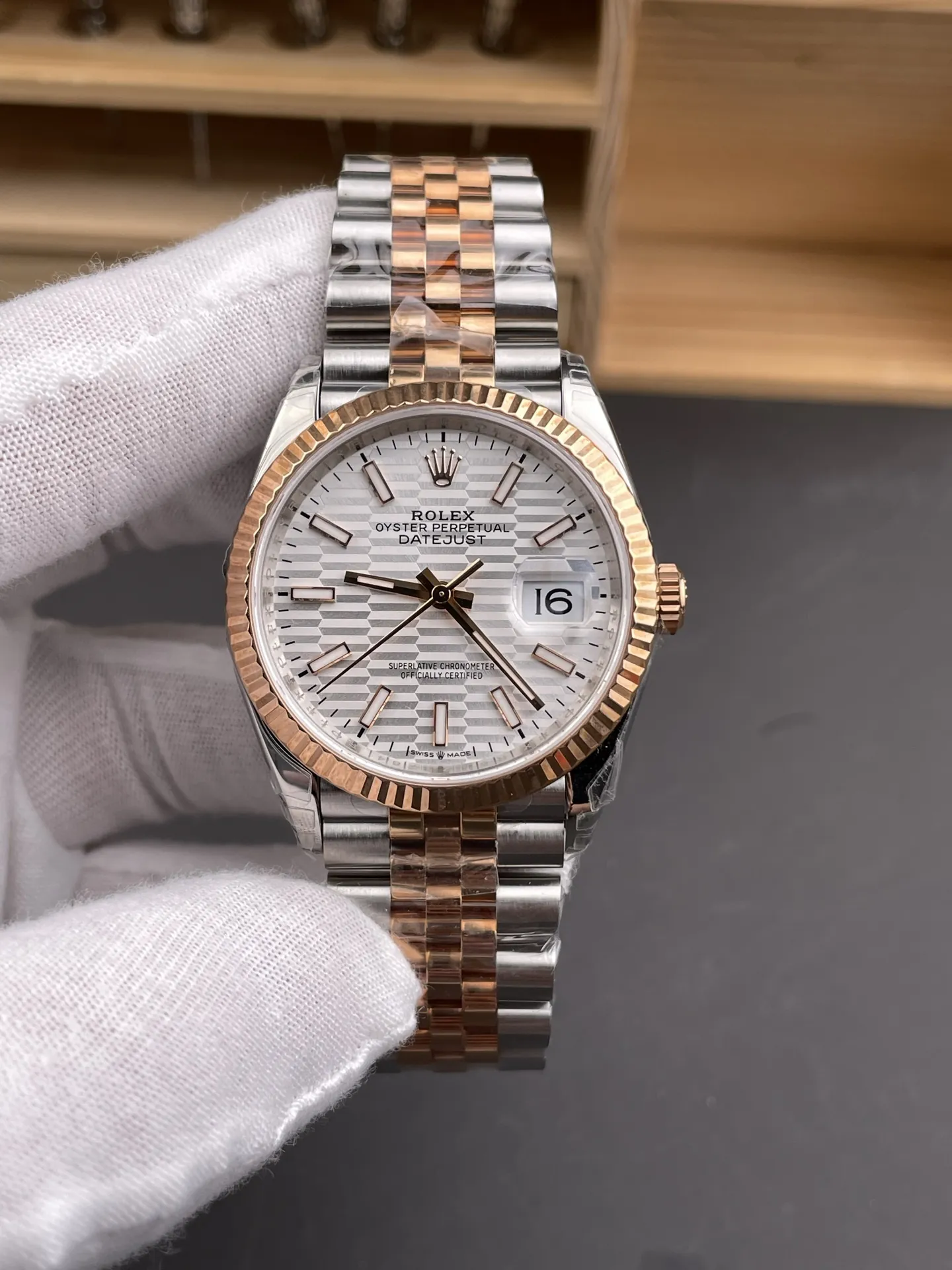 Rolex Datejust Two-Tone Rose Gold 36mm
