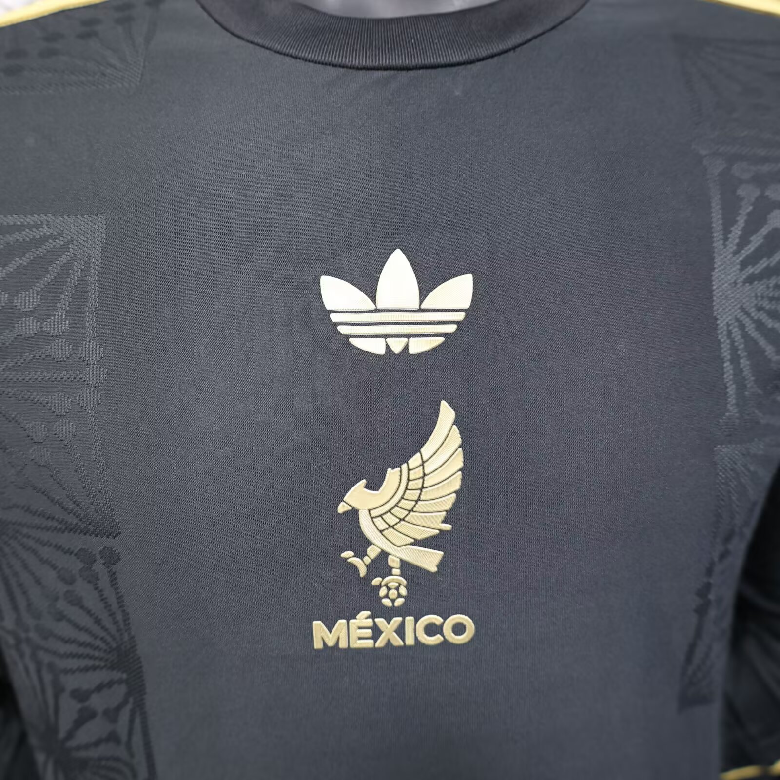2025-26 Mexico Black Long Sleeve - Jersey - Player Edition