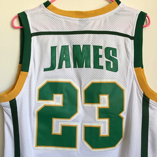 James High School No. 23 White Premium Mesh Jersey