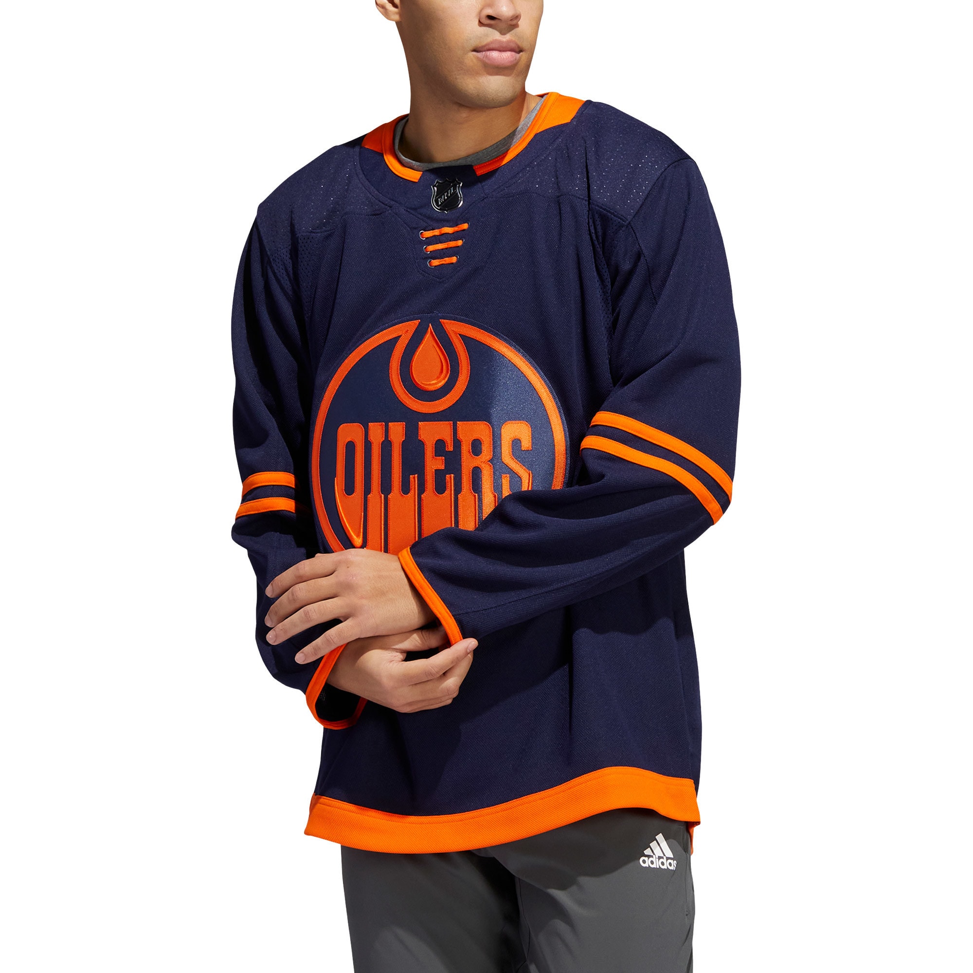 Edmonton Oilers   Alternate  Primegreen  Custom Jersey – Navy