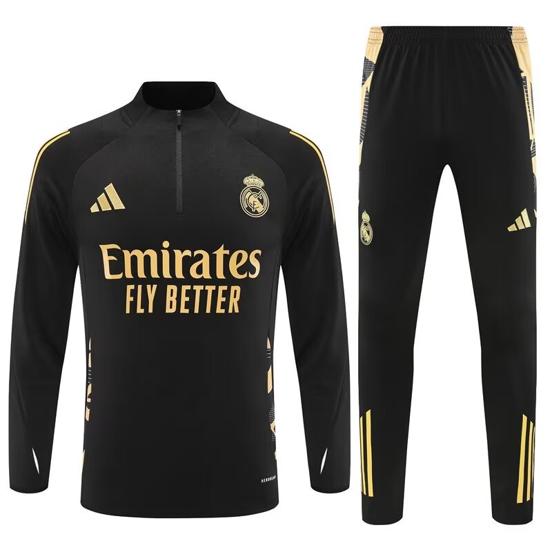 2024/25 Real Madrid half-zip training kit