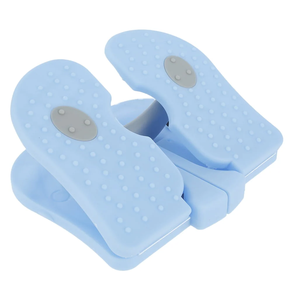 Littleduckling Mini Stepper Under Desk Pedal Exerciser Stair Stepper Folding Foot Peddle Physical Therapy Portable Fitness Stovepipe Relieves Varicose Veins(Sky Blue)