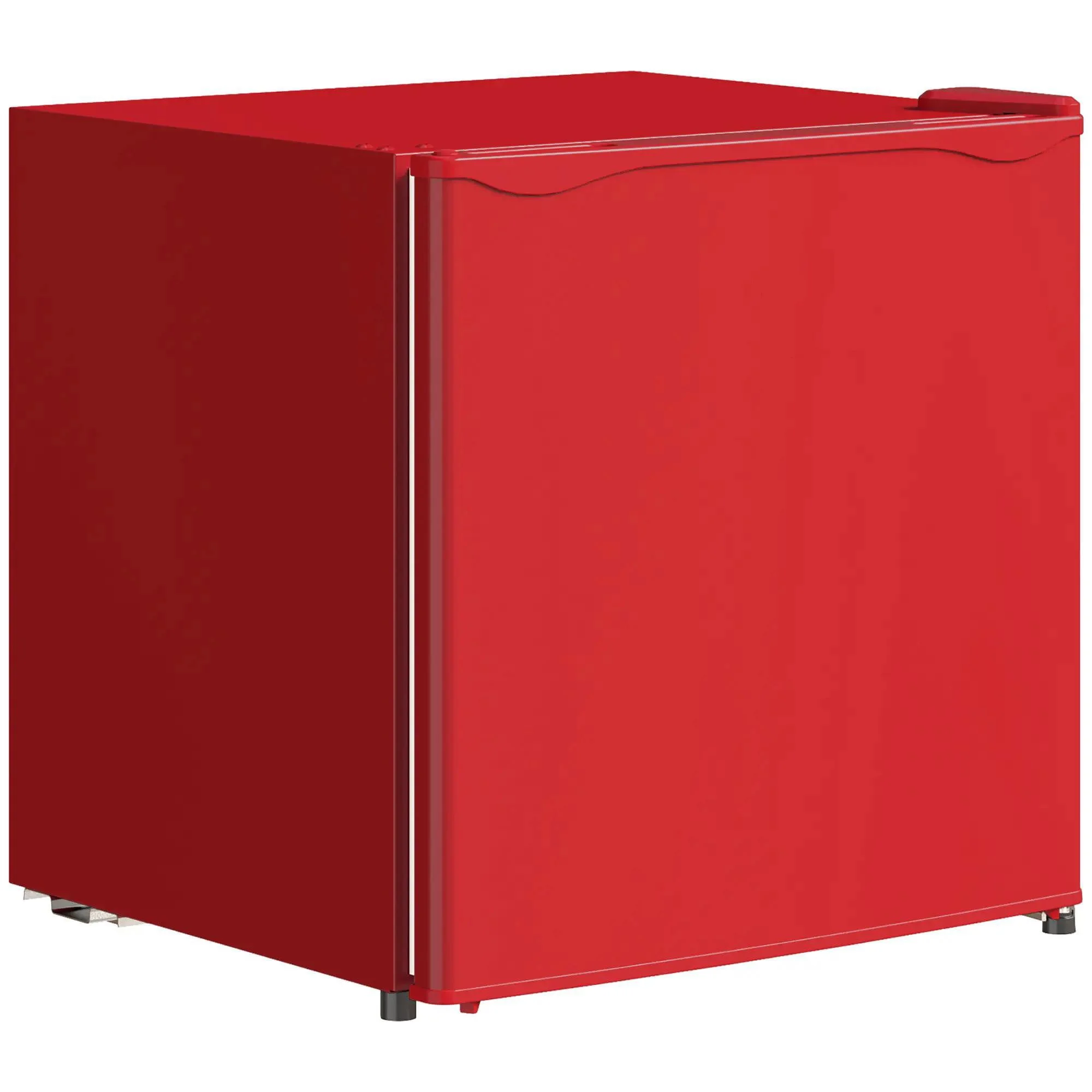 Resenkos 1.1 Cu.Ft Countertop Mini Freezer, Compact Upright Freezer with Removable Shelves, Red