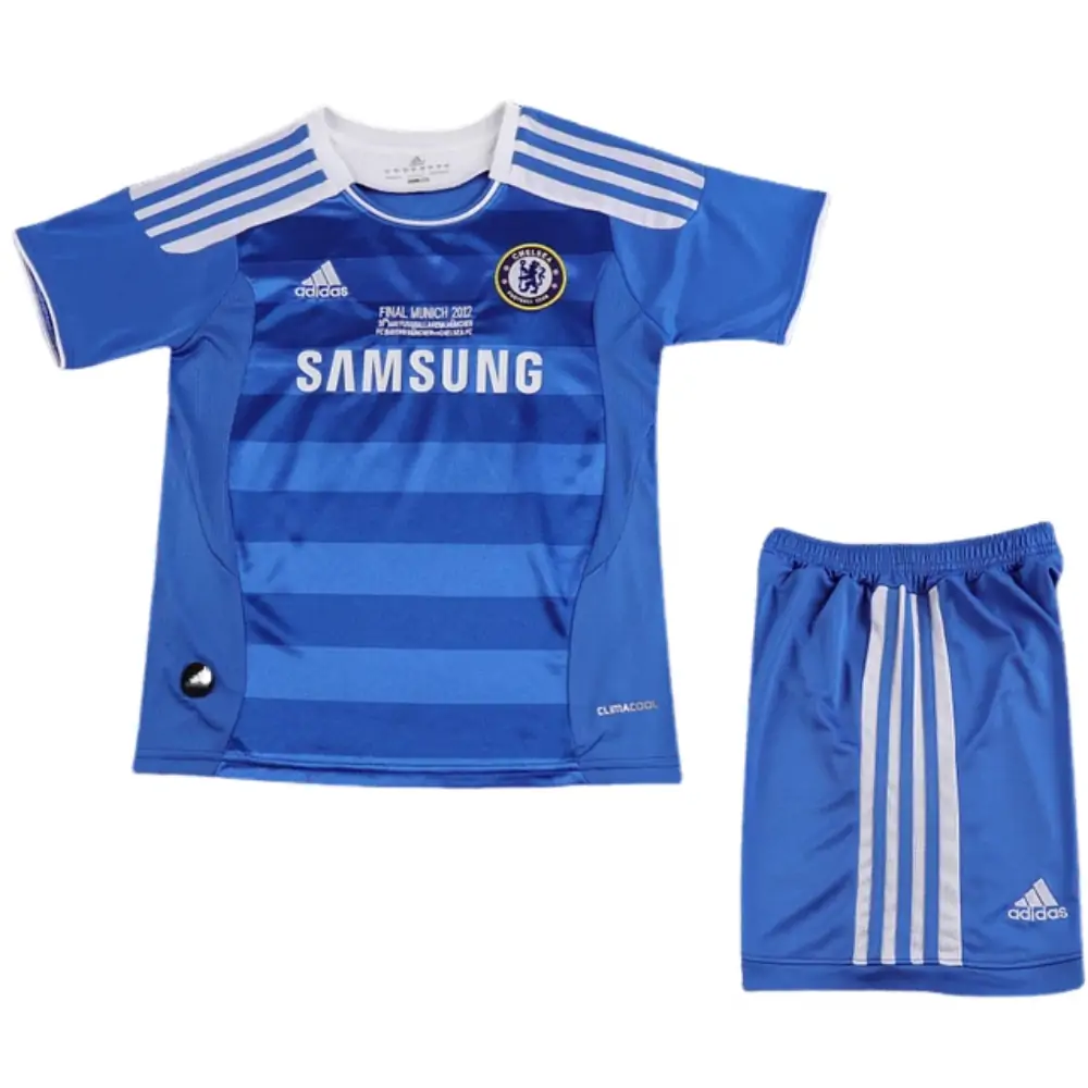 2011-12 Chelsea Home Retro Children's Jersey Set - Fans Edition