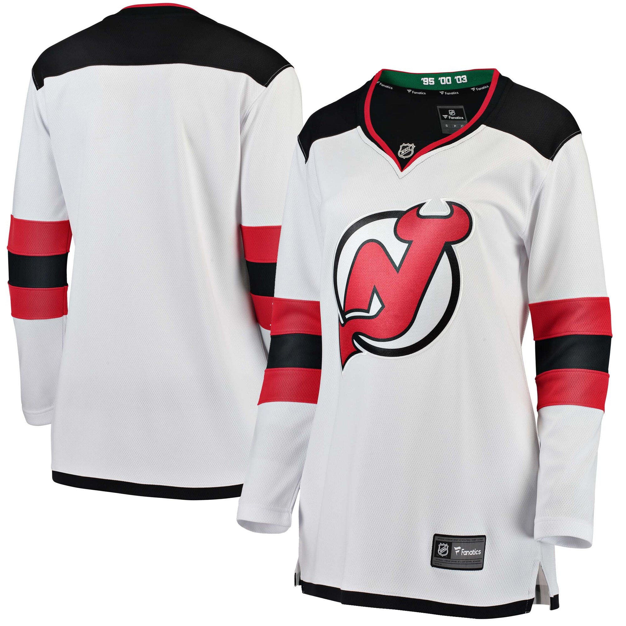 New Jersey Devils Fanatics Women’s Away Breakaway Jersey – White
