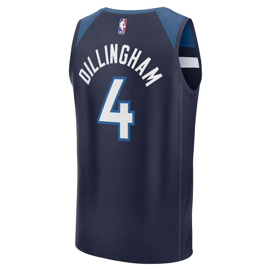 Youth Minnesota Timberwolves Rob Dillingham Fanatics Navy 2024 NBA Draft Fast Break Player Jersey - Icon Edition