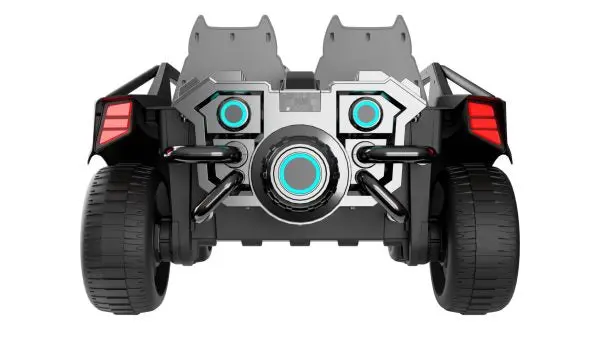 12V Batman-Themed Ride-On Vehicle – Remote-Controlled Batmobile for Kids Ages 3+