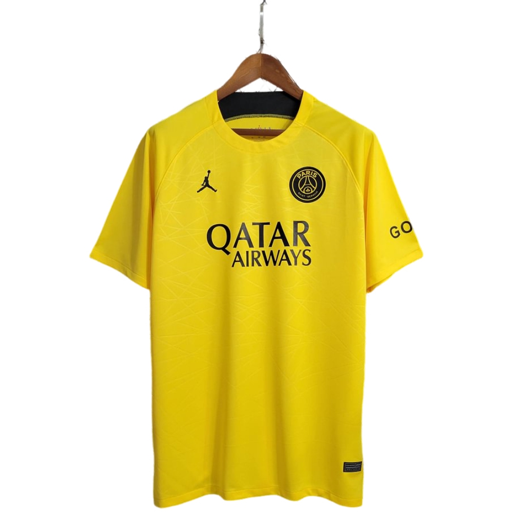 2023/2024 Psg Paris Saint-Germain Training Wear Yellow