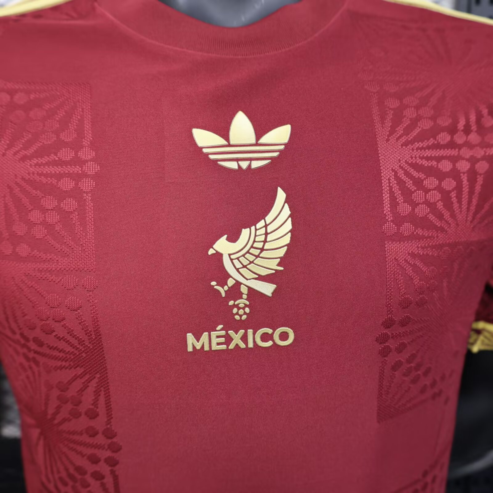 2025 Player Version Mexico Special Edition Gold Cup Red Football Shirt 1:1 Thai Quality