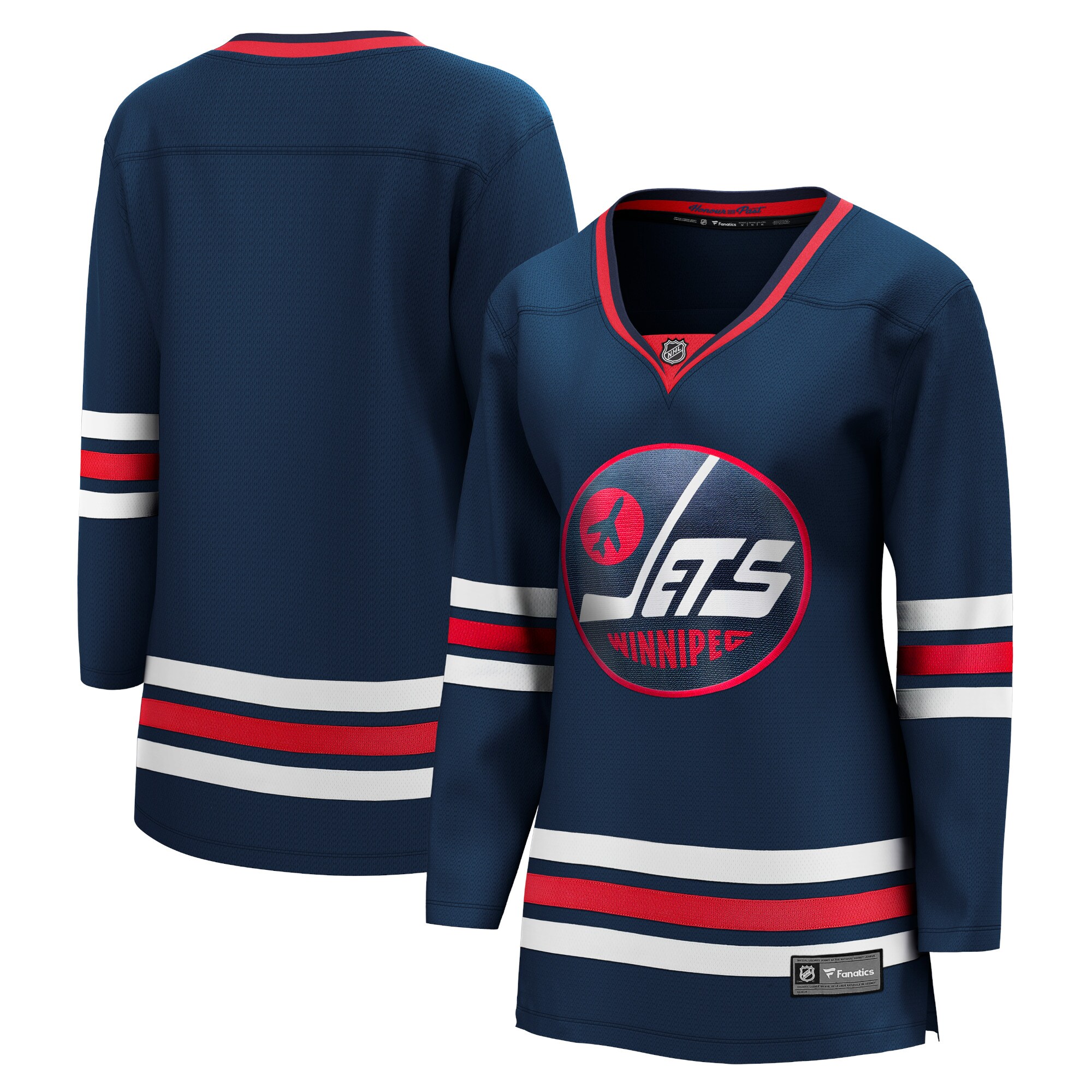 Winnipeg Jets Fanatics Women’s Alternate Premier Breakaway   Jersey – Navy