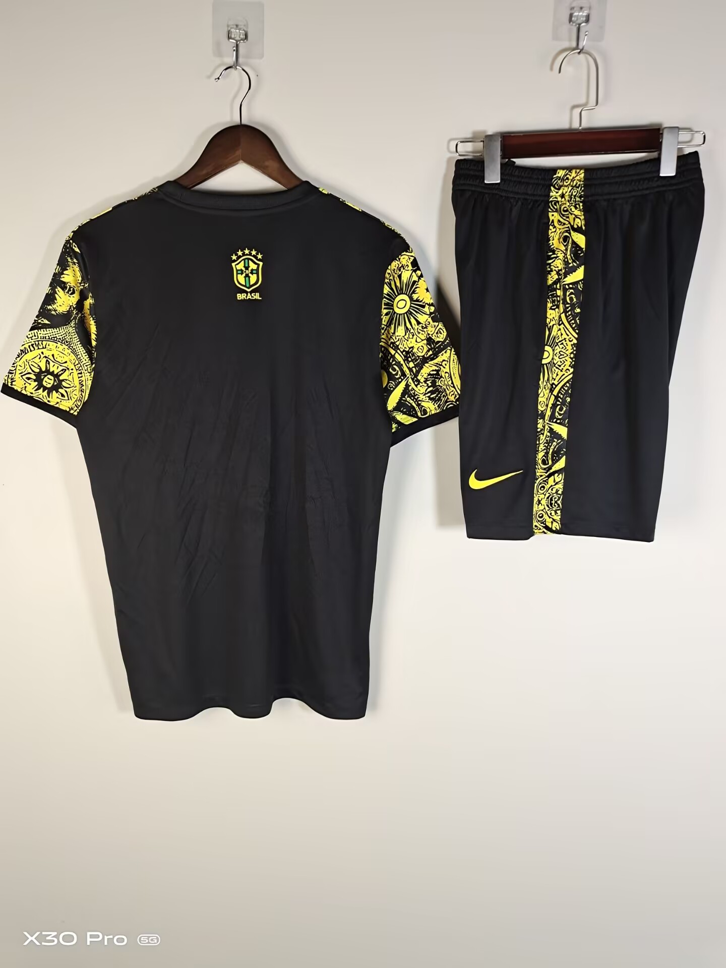 2025-26 Brazilian children's vest training suit yellow