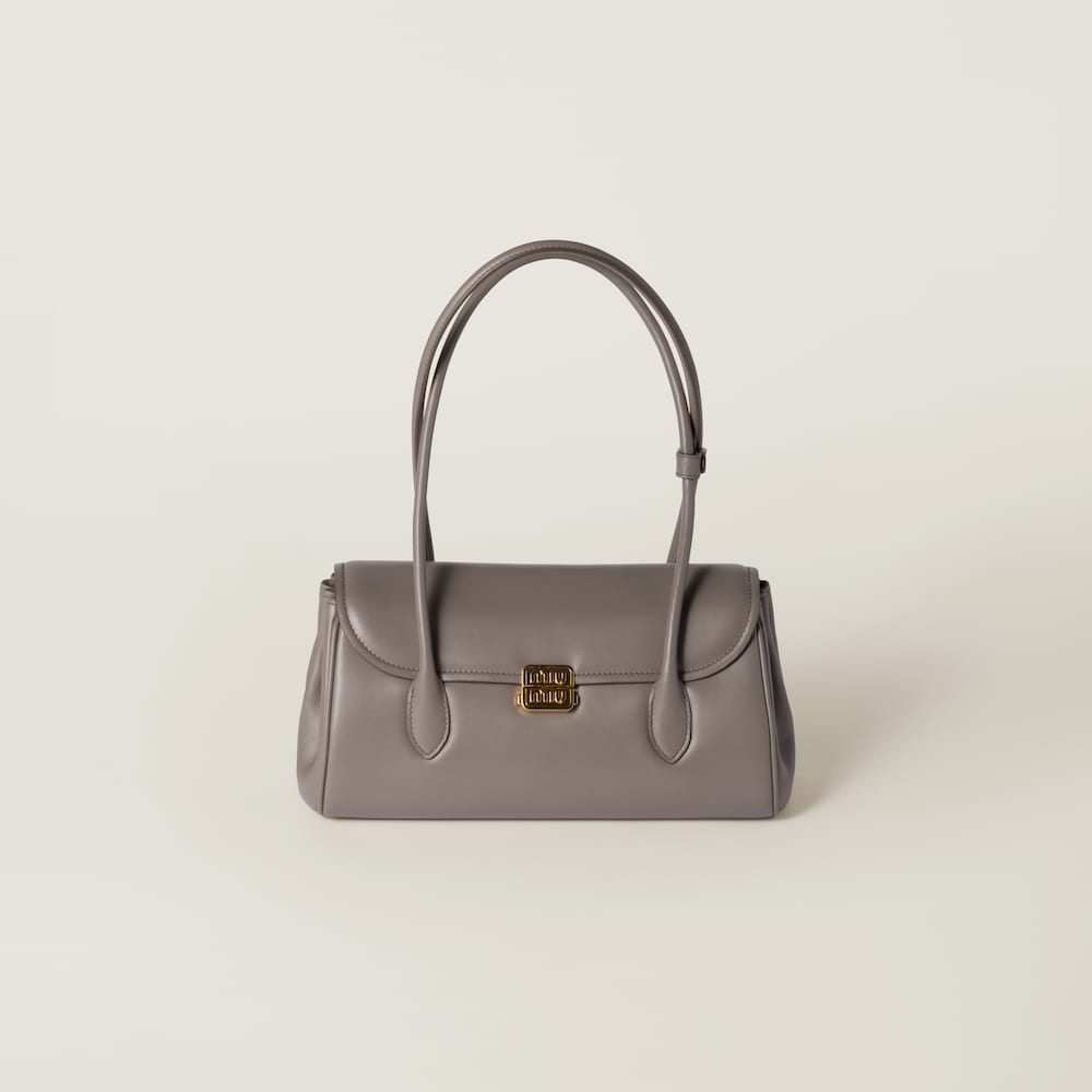 Leather shoulder bag
