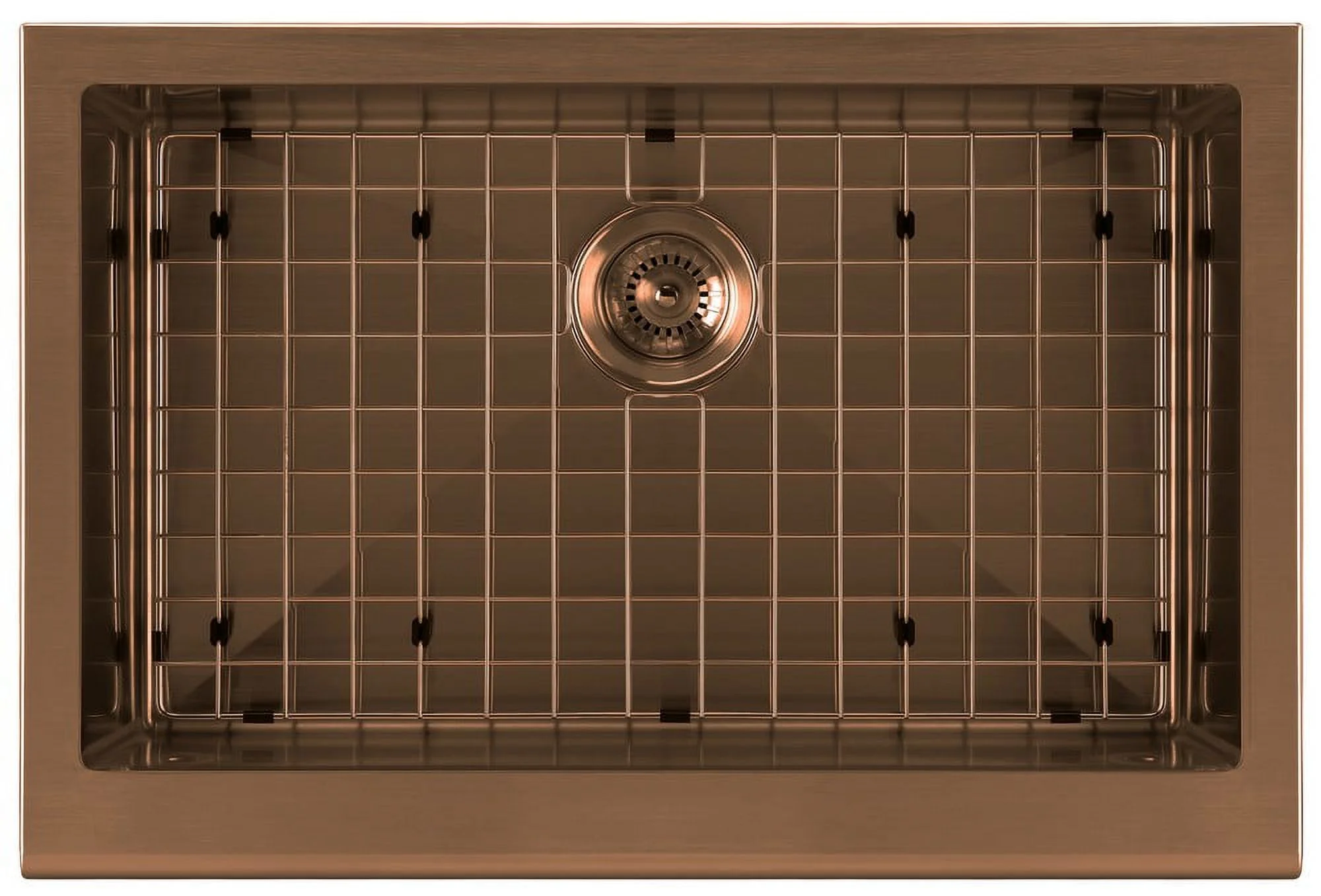 Whitehaus Collection WHNPL3020-MBLK Noah Plus Collection Single Bowl Undermount Sink Set with a Seamless Customized Front Apron - Matte Black