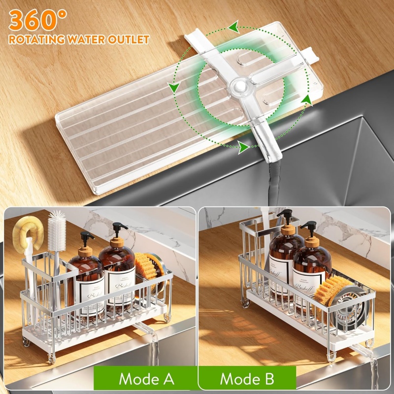 SINKLY Sponge Holder for Kitchen Sink