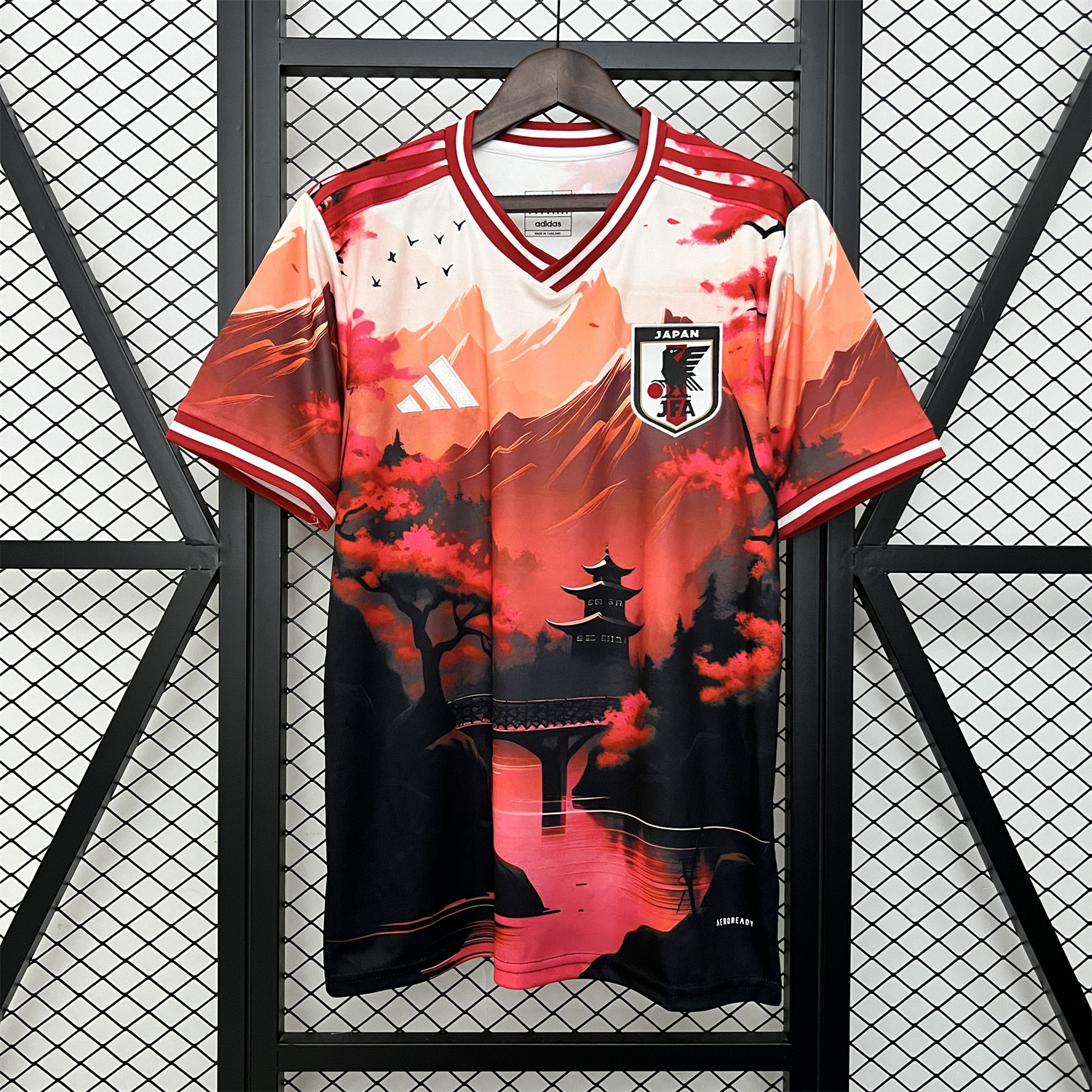 Japan 2024 Cherry Blossoms under Mount Fuji Jersey - Fans Version