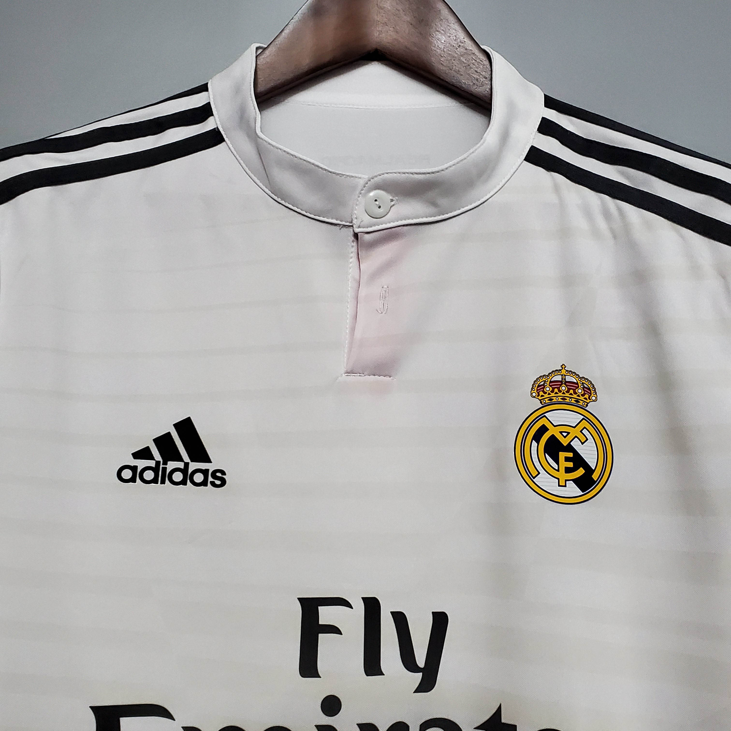2014/2015 Real Madrid home retro long sleeves-Fan