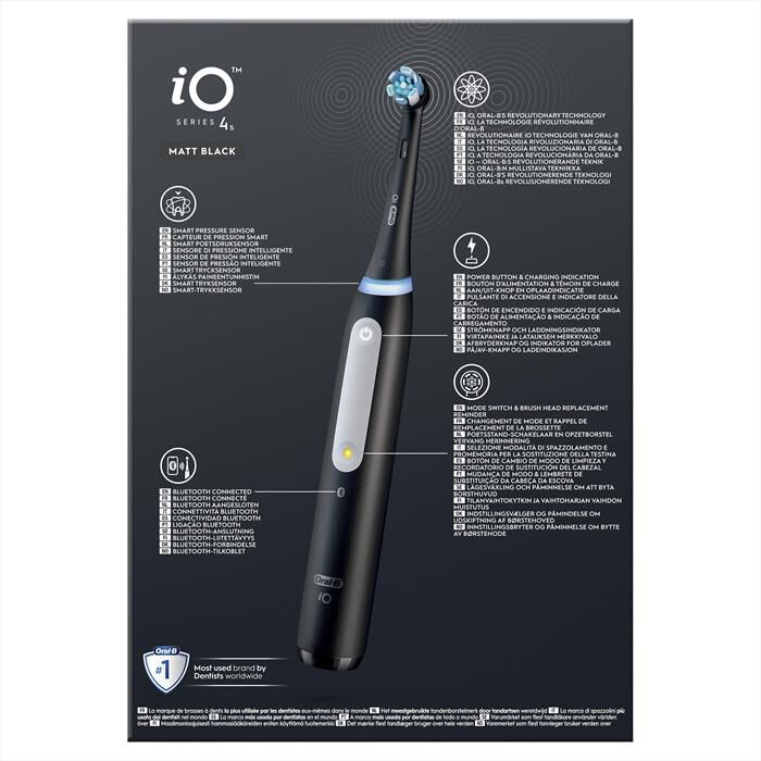 ORAL-B - Spazzolino Elettrico Ricaricabile IO 4S-Nero