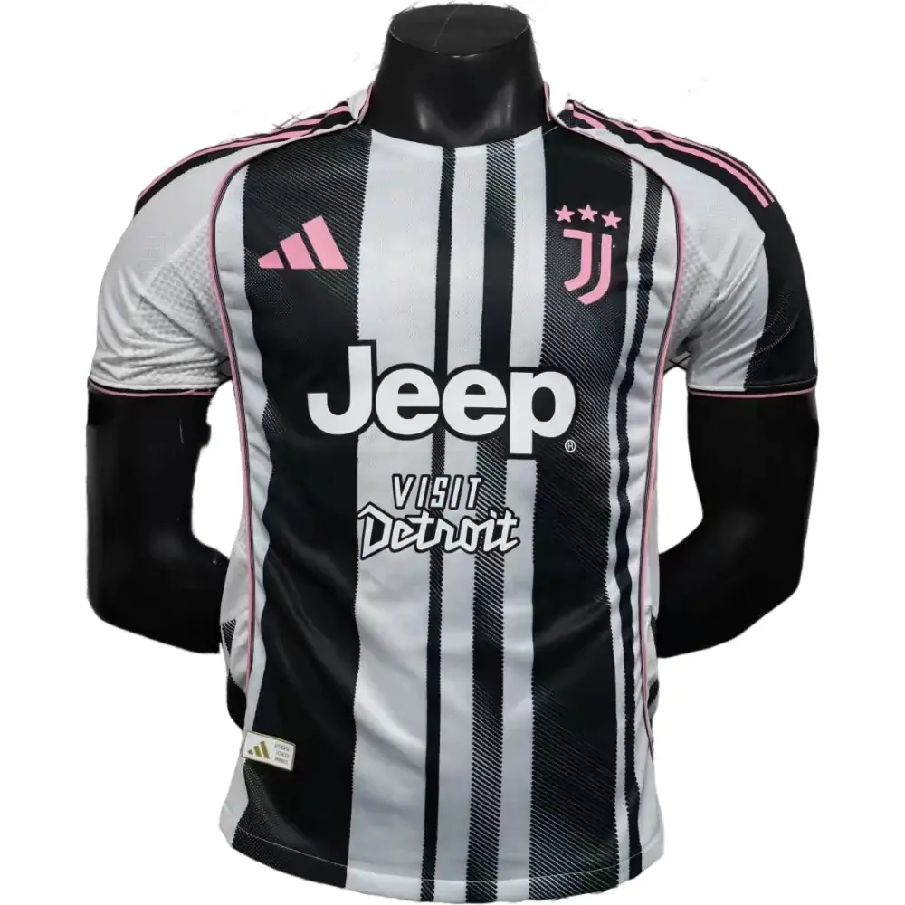 25-26 Juventus Home Jersey with Advertising - Player Edition