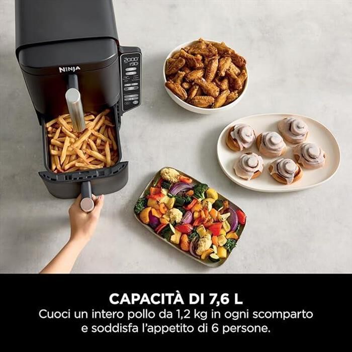 NINJA - FRIGGITRICE AD ARIA 7,6 LT SL300EU-Nero