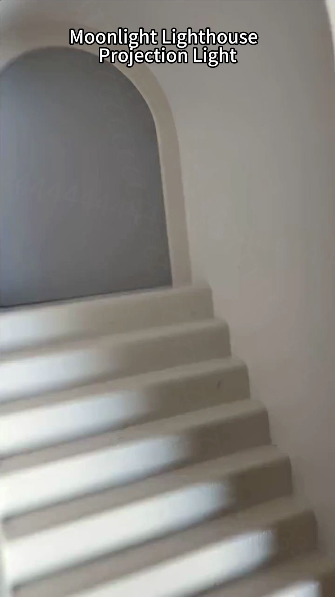 Moonlight Lighthouse Projection Light， USB Rechargeable Lighting, Bedroom Bedside Lamp