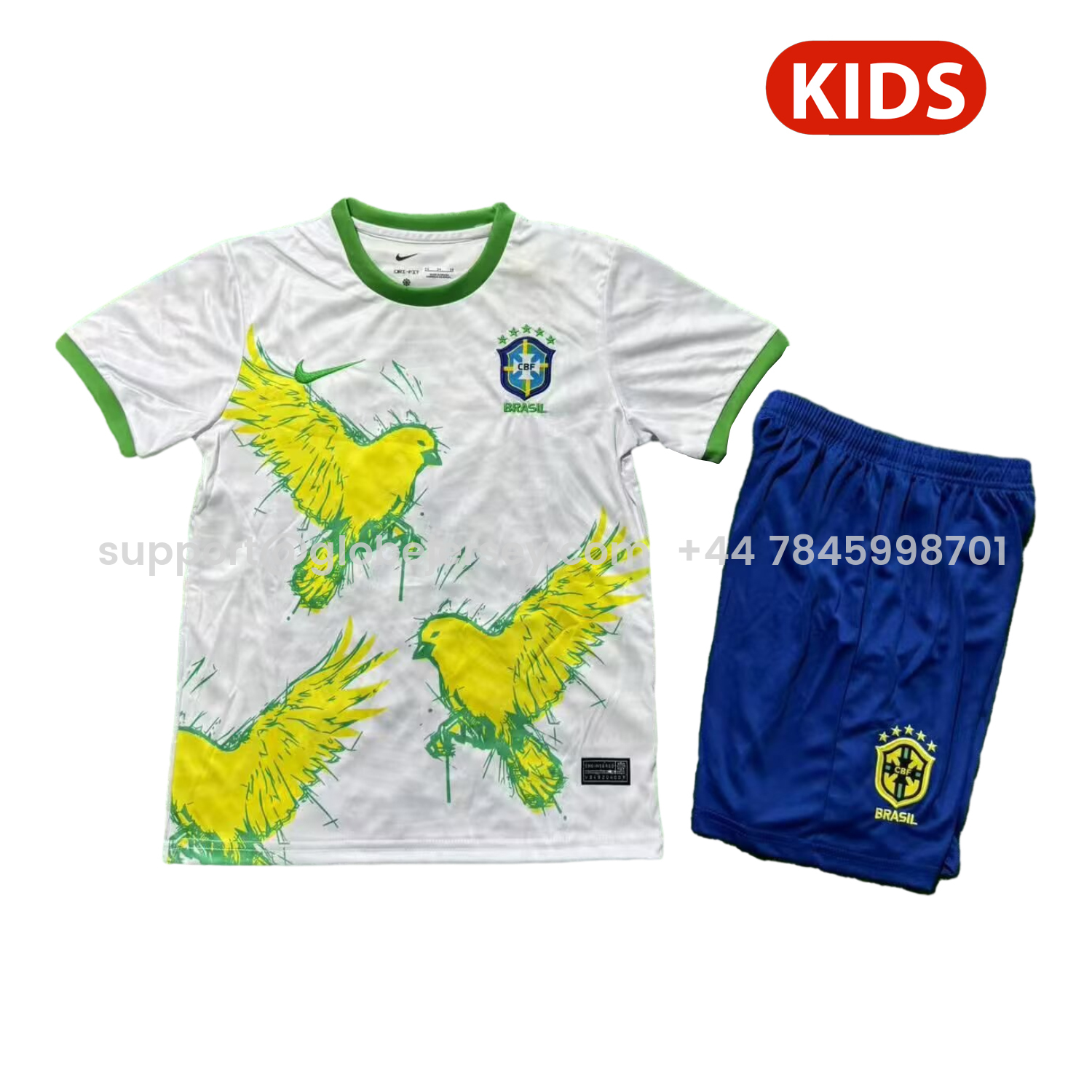 Brazil 25-26 Yellow Peace Dove White Special Kids Kit