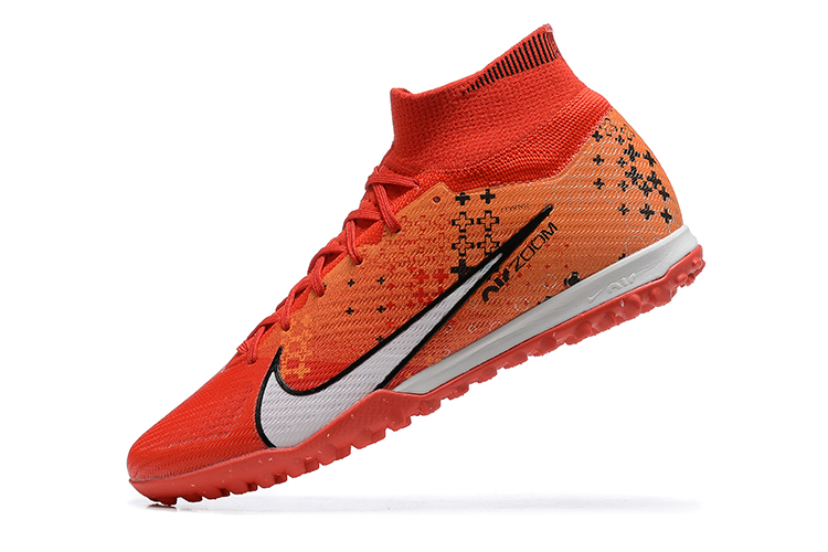 Assassin XV High Top Fully Knitted Waterproof MD Air Cushion Grass Stud Football Shoes