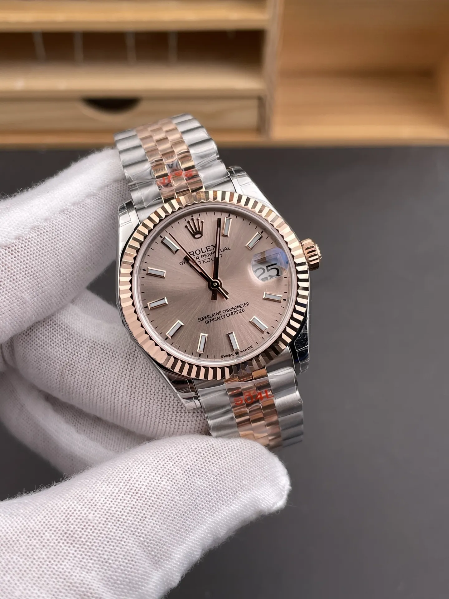 Rolex Datejust Rose Gold Ladies 31mm