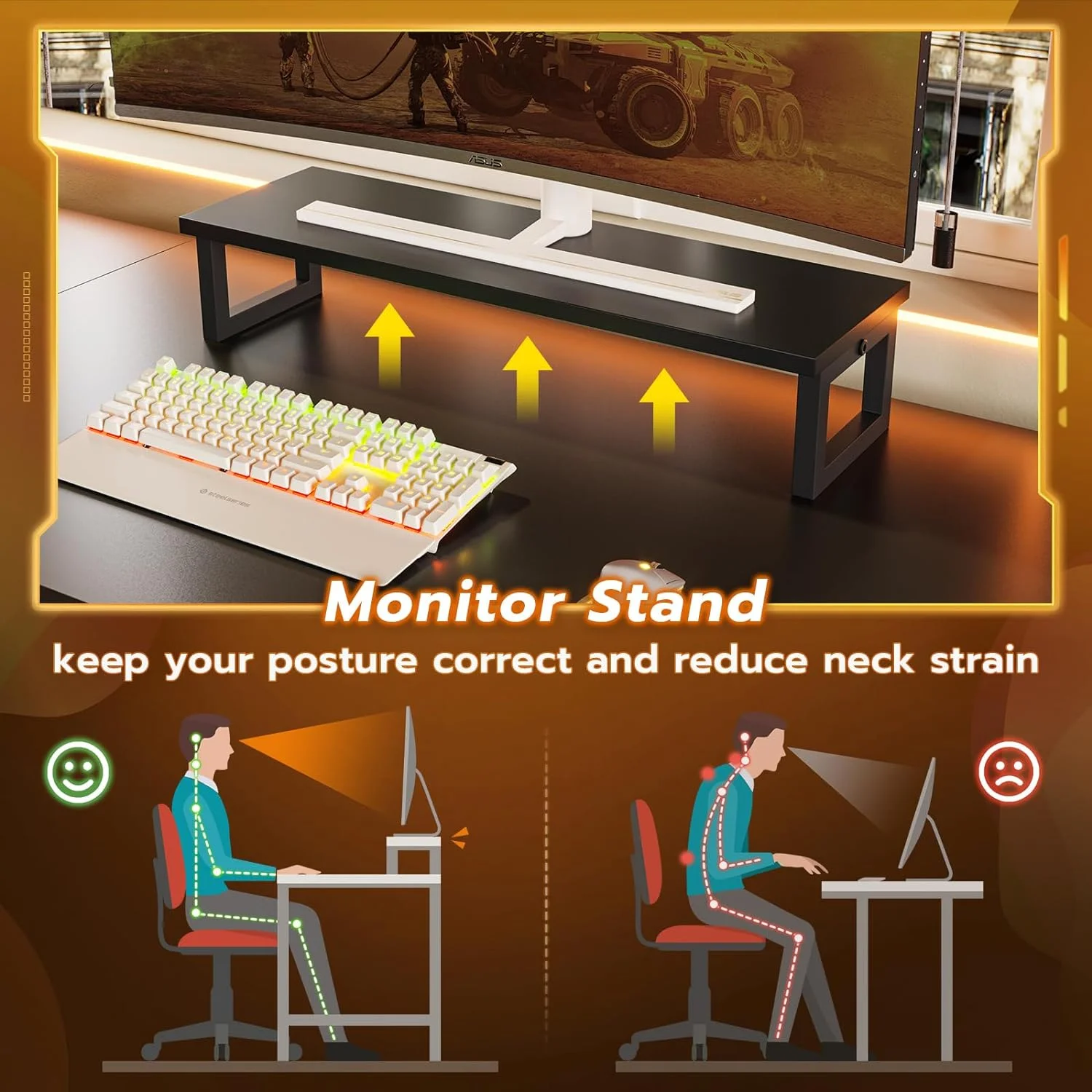 SEDETA White L Shaped Gaming Desk with LED Lights and Drawers, Gaming Desk with Hutch & Pegboard, Computer Desk with Monitor Stand, Storage Shelves, Home Office Desk Corner Desk, Gaming Table