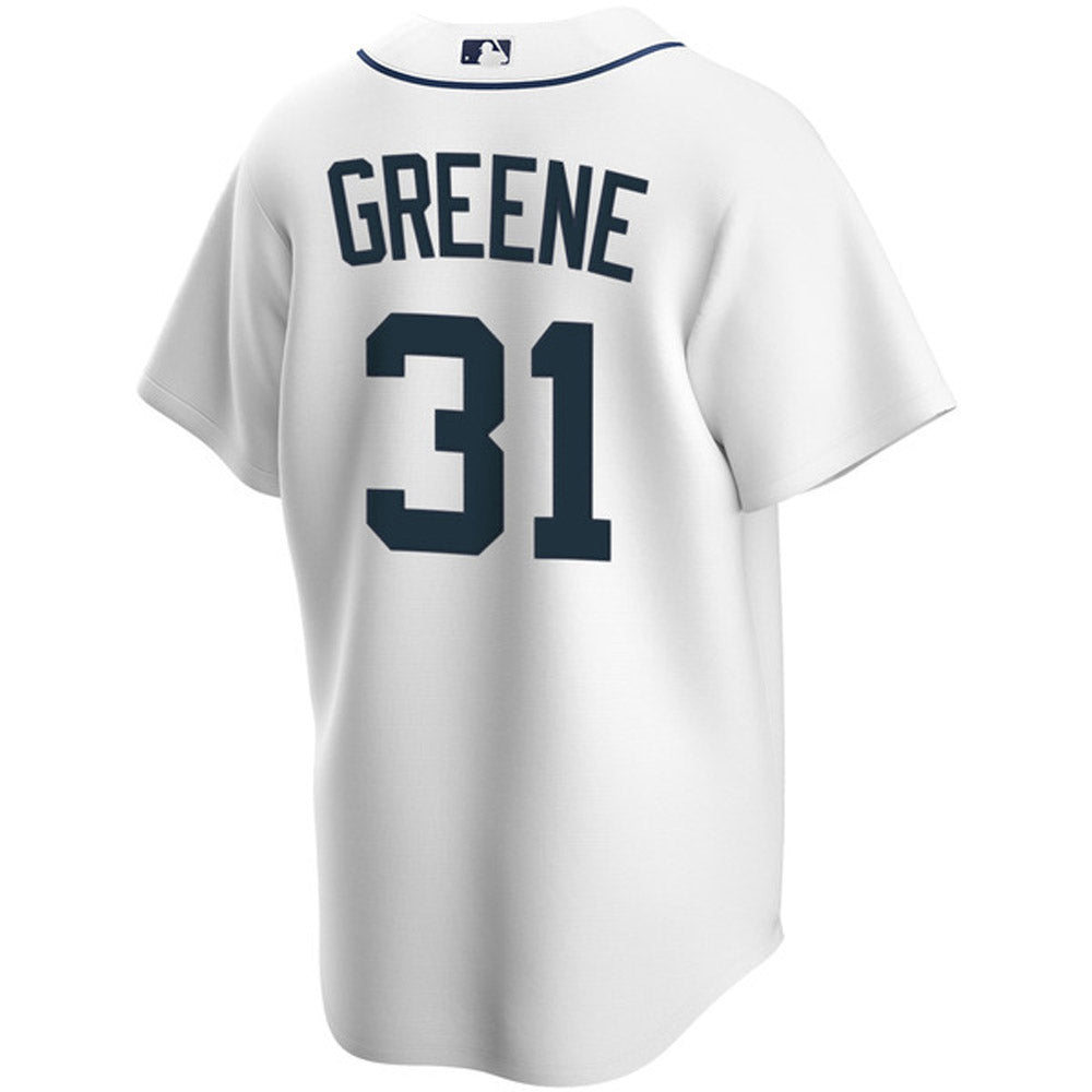Men's Detroit Tigers Riley Greene Cool Base Replica Home Jersey - White
