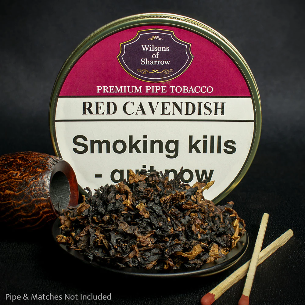 Wilsons of Sharrow Red Cavendish Pipe Tobacco (Cherry) - 50g Tin