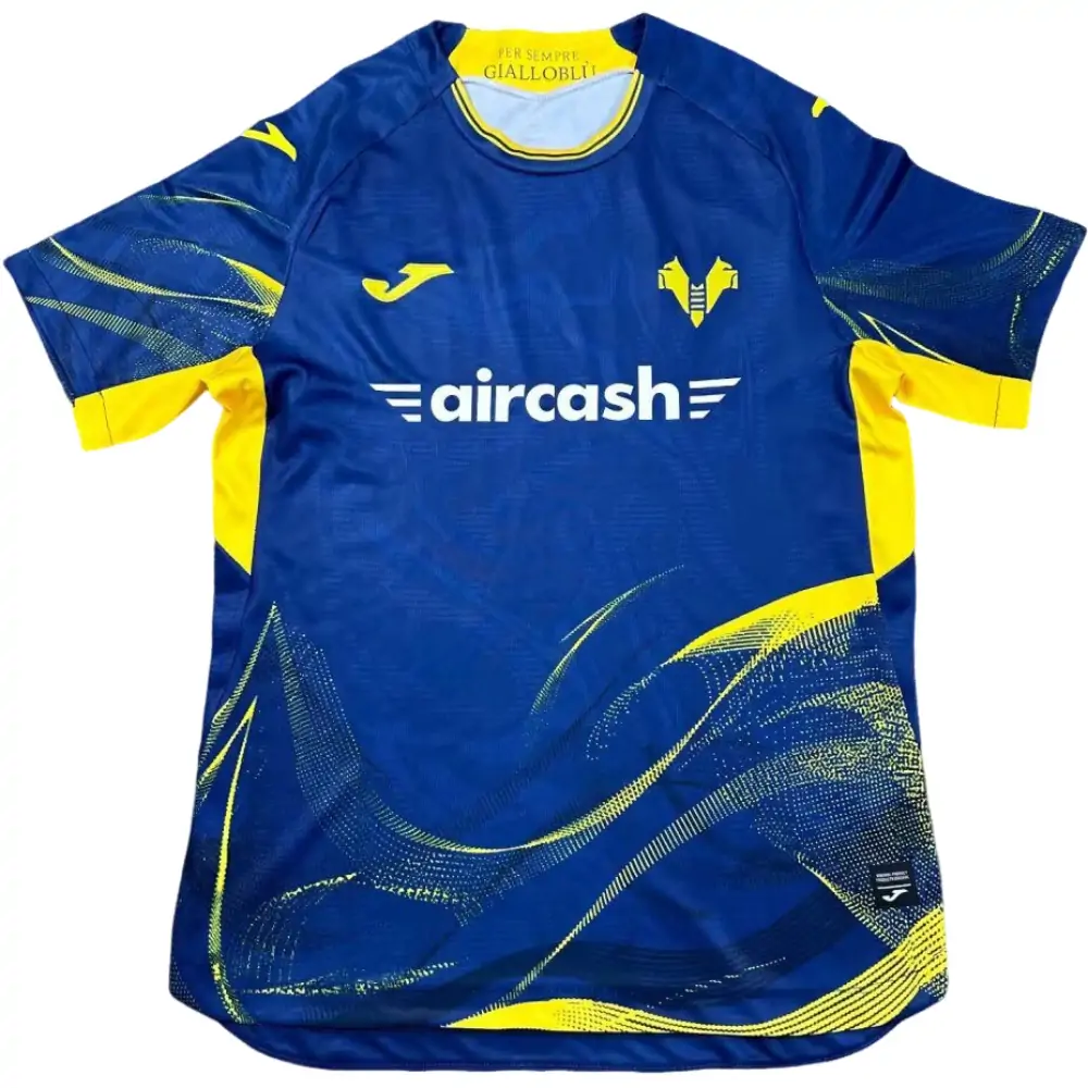 2025-26 Hellas Verona Home kit - Short Sleeve Fans Edition