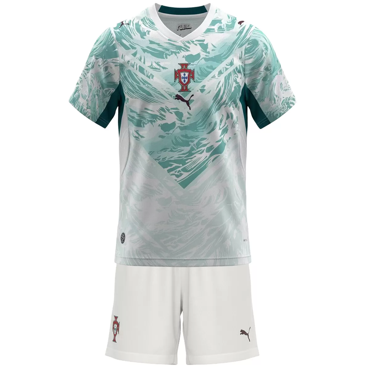 Portugal Kid's Away Kit - Jersey+Shorts 2026 World Cup