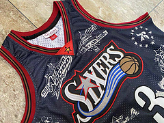 Allen Iverson Philadelphia 76ers 3 Black MN