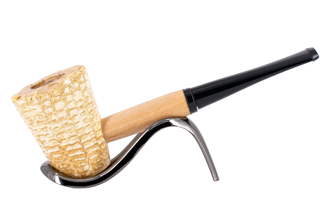 Missouri Meerschaum Mark Twain Corn Cob Pipe - Straight