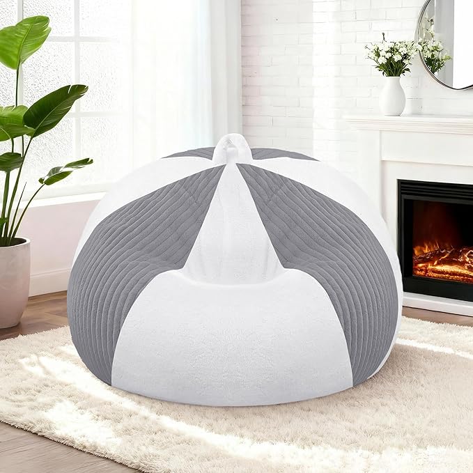 BUBBLEBEAN 2FT Bean Bag Chairs Teardrop Beanbag Chair