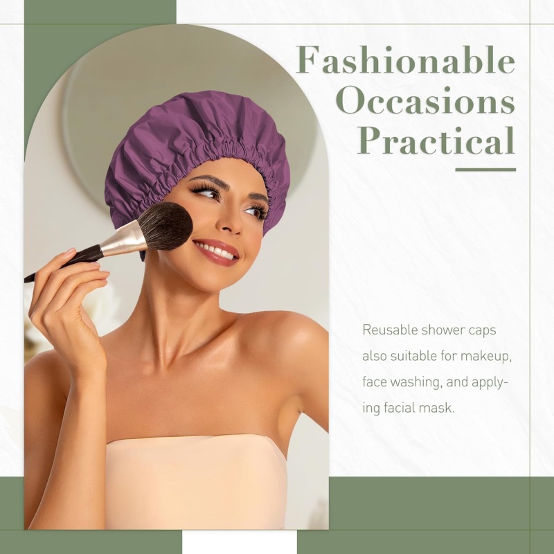 Reusable Shower Cap for Women