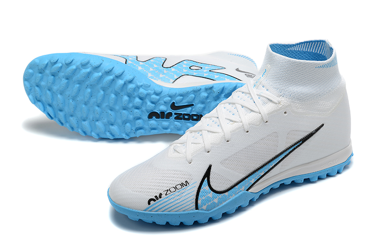 Assassin XV high-top fully knitted waterproof MD air cushion grass spike football shoes