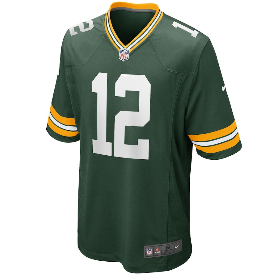 Green Bay Packers Aaron Rodgers Green Jersey