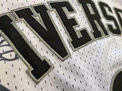 Allen Iverson Philadelphia 76ers 3 White MN