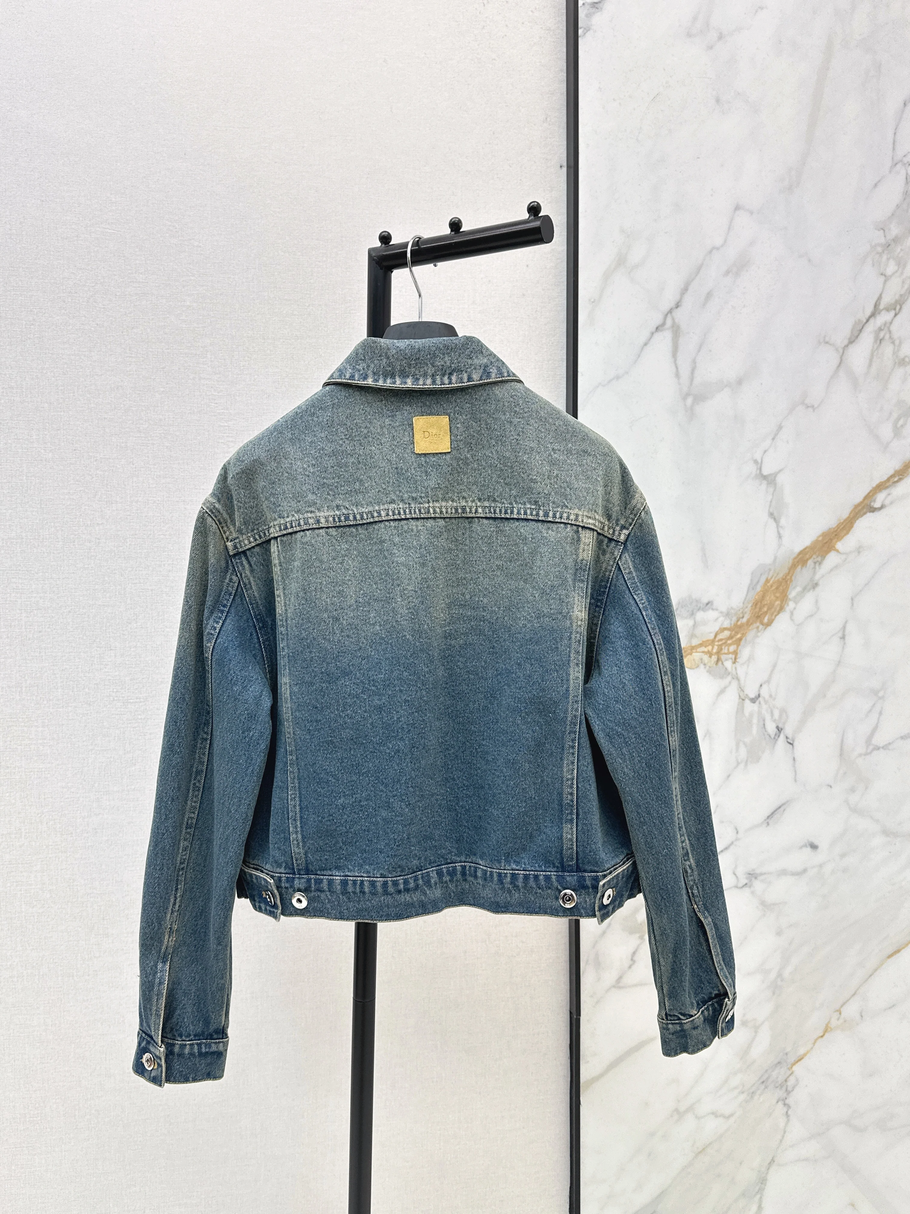 26SS Embroidered Denim Jacket